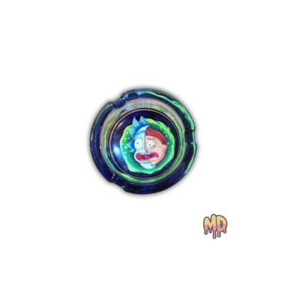 Glass Ash Tray - Rick and Morty