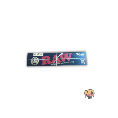 RAW Black Classic Slim King Size Rolling Papers