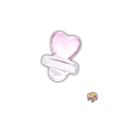 Glass Carb Cap Heart Style